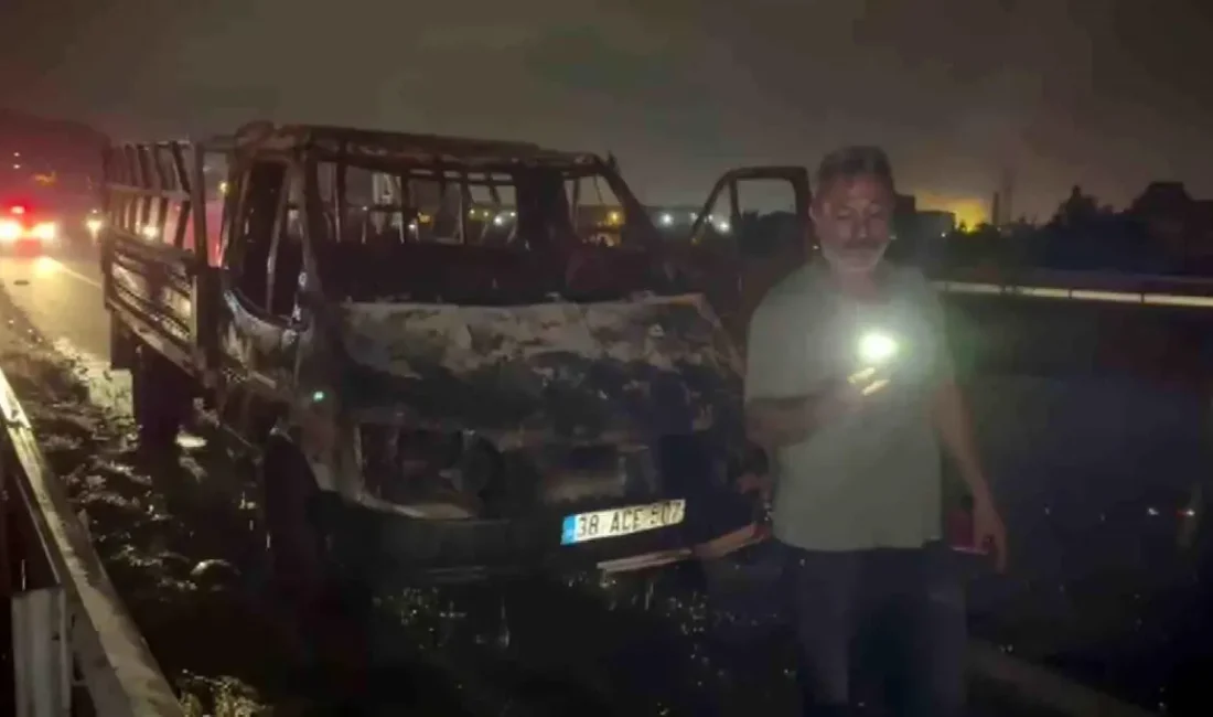 Hatay'da seyir halindeyken çıkan