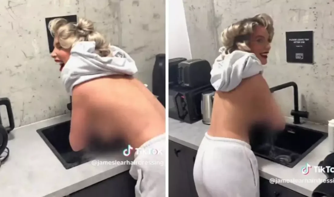Helen Flanagan kuafördeki güler