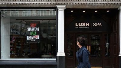 İngiliz kozmetik markası Gazze için kepenk indirdi