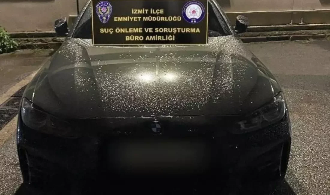 İzmit'te drift yapan sürücüye