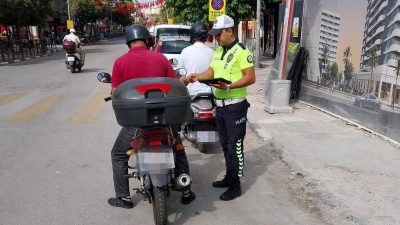 Kask ve kaldırım kontrolünde 2,4 milyon TL ceza