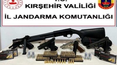Kırşehir’de ruhsatsız silah operasyonu