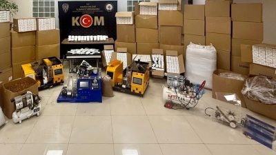 Manisa’da kaçakçılık operasyonu: 35 kişi yakalandı