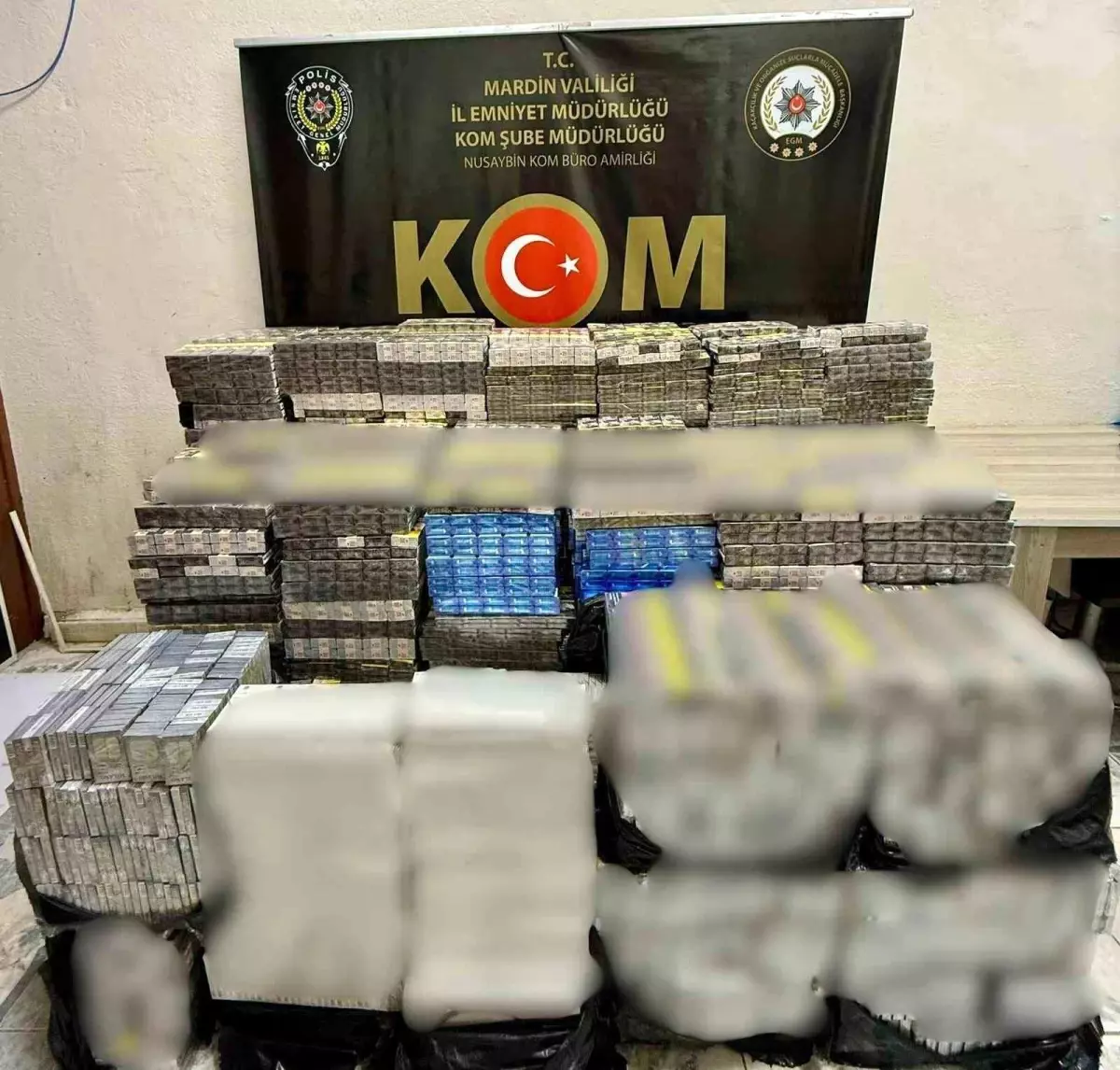 Mardin’de Kaçak Sigara Operasyonu Sonuçlarıyla Göz doldurdu