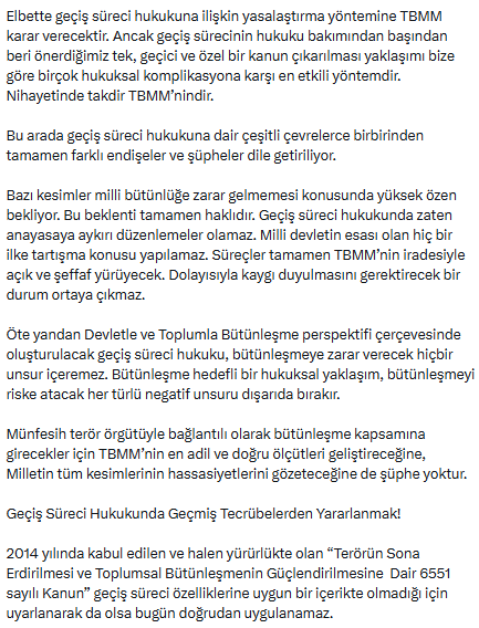 Meclis Süreçleri ve Hukuki Adımlar Üzerine Cumhurbaşkanı Başdanışmanı Mehmet Uçum'un Değerlendirmesi