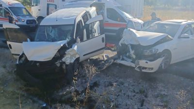 Nevşehir’de trafik kazası: 14 kişi yaralandı