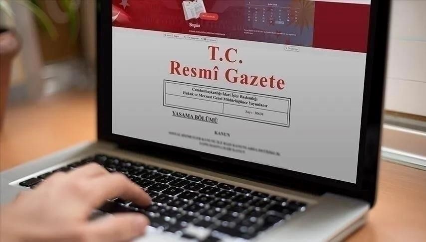 Resmi Gazete'de 3 Eylül