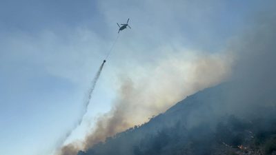 Söke’deki orman yangını denetim altında