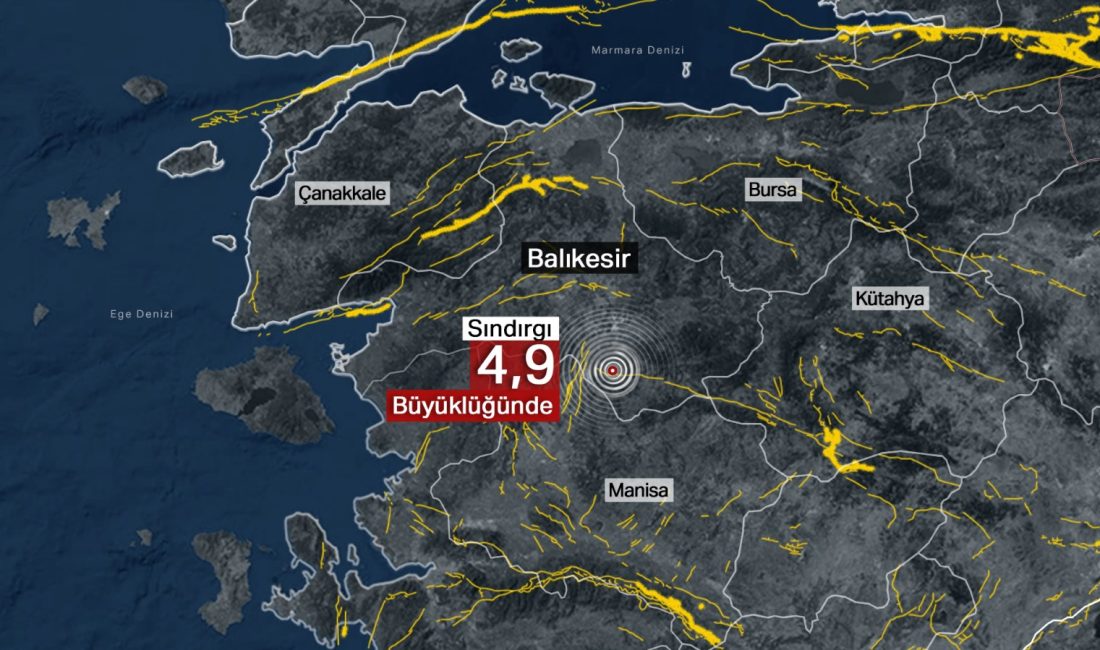 Balıkesir'in Sındırgı ilçesinde 4,9