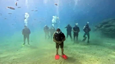 Su Altında Namaz: Sakarya Dalgıçlarından İlginç Bir Farkındalık Girişimi