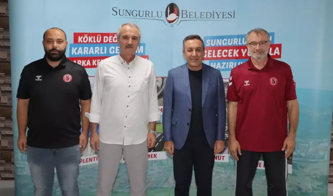 Sungurlu'nun voleybol tutkusunu ve