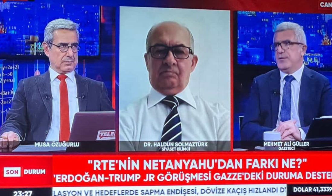 TELE1'de reaksiyon çeken bir