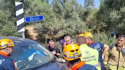 Tokat’ta araba köprü bariyerine çarptı: 1 meyyit, 2 yaralı