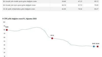 TÜİK’ten Hizmet Üretici Fiyatlarındaki Ağustos Artışı Yeniden Değerlendirildi