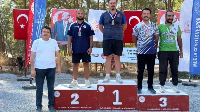 Ula’da Düzenlenen Türkiye Petank Şampiyonası’nda Madalya Töreni