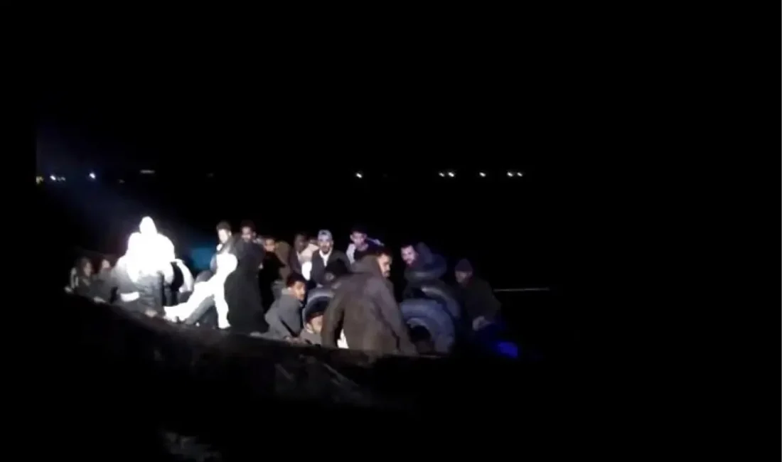 Urla açıklarındaki düzensiz göçmen