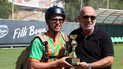 Yamaç Paraşütü Şampiyonu Harun Karateke’nin Alanya Günü