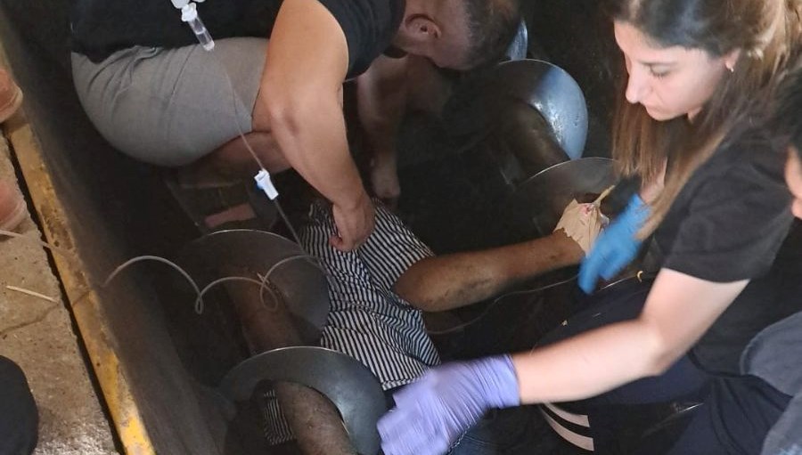 Nevşehir’de yem karma tankına