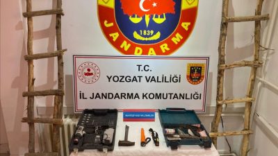 Yozgat’ta müsaadesiz hafriyata 4 gözaltı