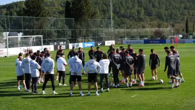 A Milli Takım Gürcistan Maçı Öncesi Son Hazırlıklarını Tamamladı