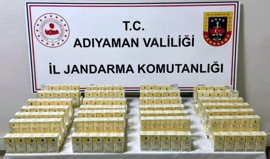 Adıyaman’da gerçekleştirilen kaçak sigara