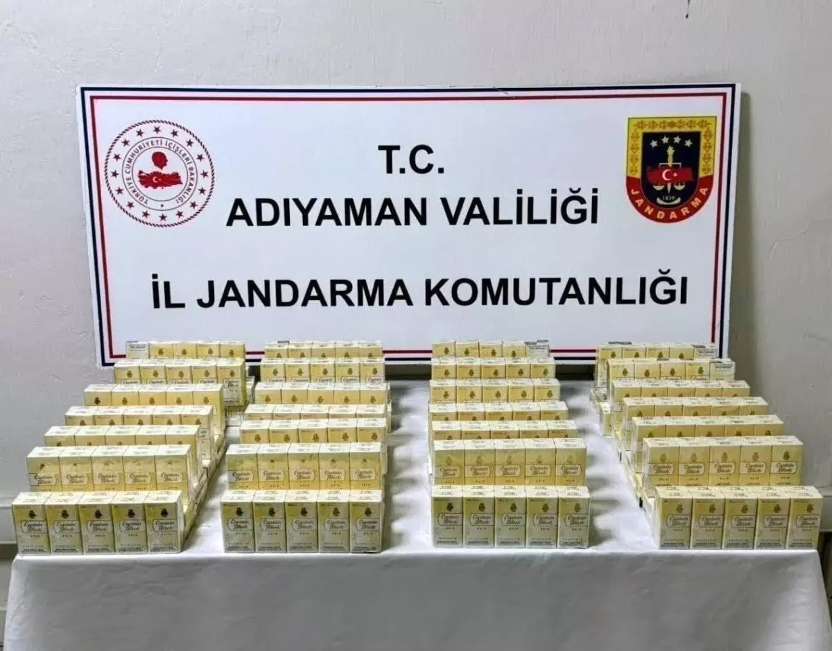 Adıyaman’da Kaçak Sigara Operasyonu: 530 Paket Ele Geçirildi