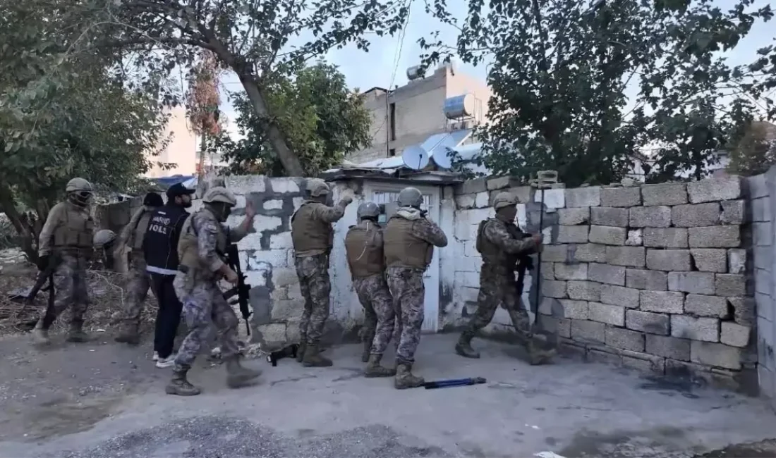 Adıyaman'da düzenlenen uyuşturucu operasyonu