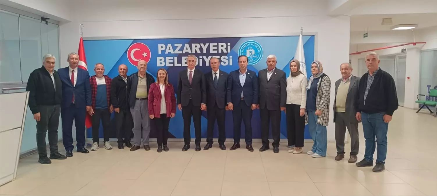 AK Parti Yerel Yönetimler Temsilcisi Yanılmaz’ın Pazaryeri Ziyareti
