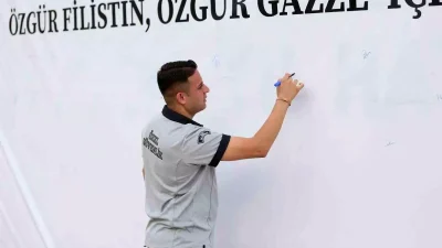 ALKÜ Öğrencilerinden Gazze İçin Gönülden Destek ve İmza Kampanyası