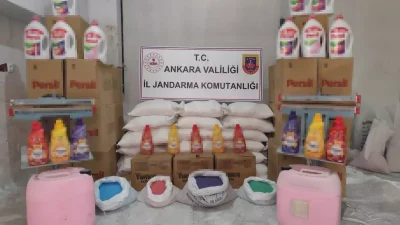 Ankara’da Sahte Deterjan Operasyonu: 2 Gözaltı ve Milyonlarca TL’lik Ekipman Ele Geçirildi
