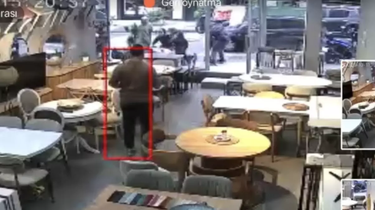 Ataşehir’de Silahlı Saldırı Anı Güvenlik Kameralarında