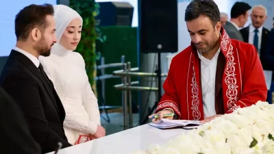 Bağcılar’da 30. Geleneksel Toplu Düğün Şöleniyle 8 Yeni Çift Nikahtı