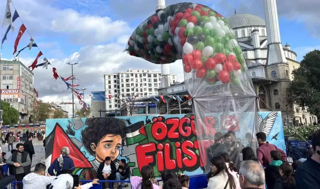 Bağcılar'da Filistin kız çocukları