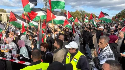 Berlin’de Gazze Dayanışma Gösterisi ve Polisin Müdahalesi