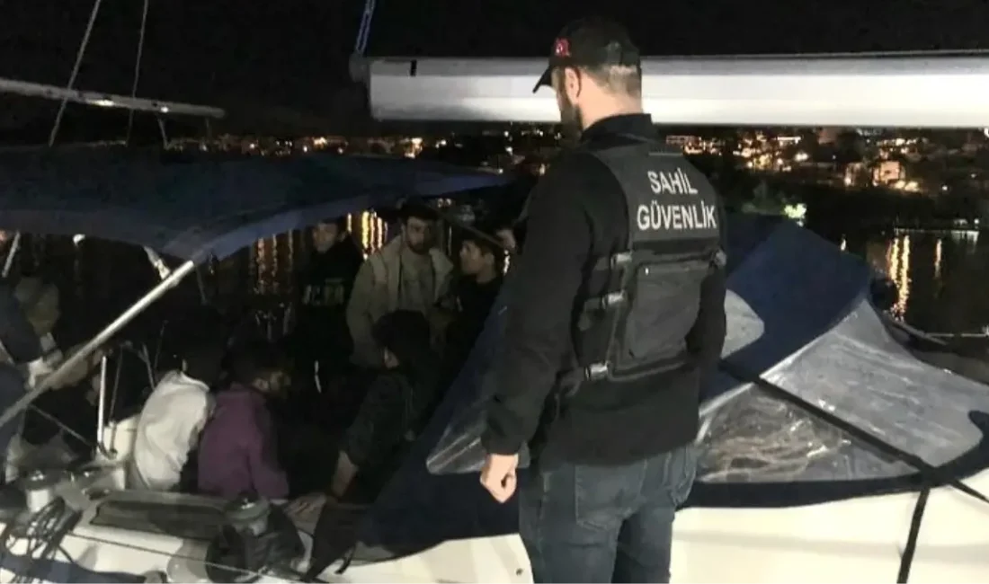 Bodrum'da düzenlenen göçmen operasyonunda