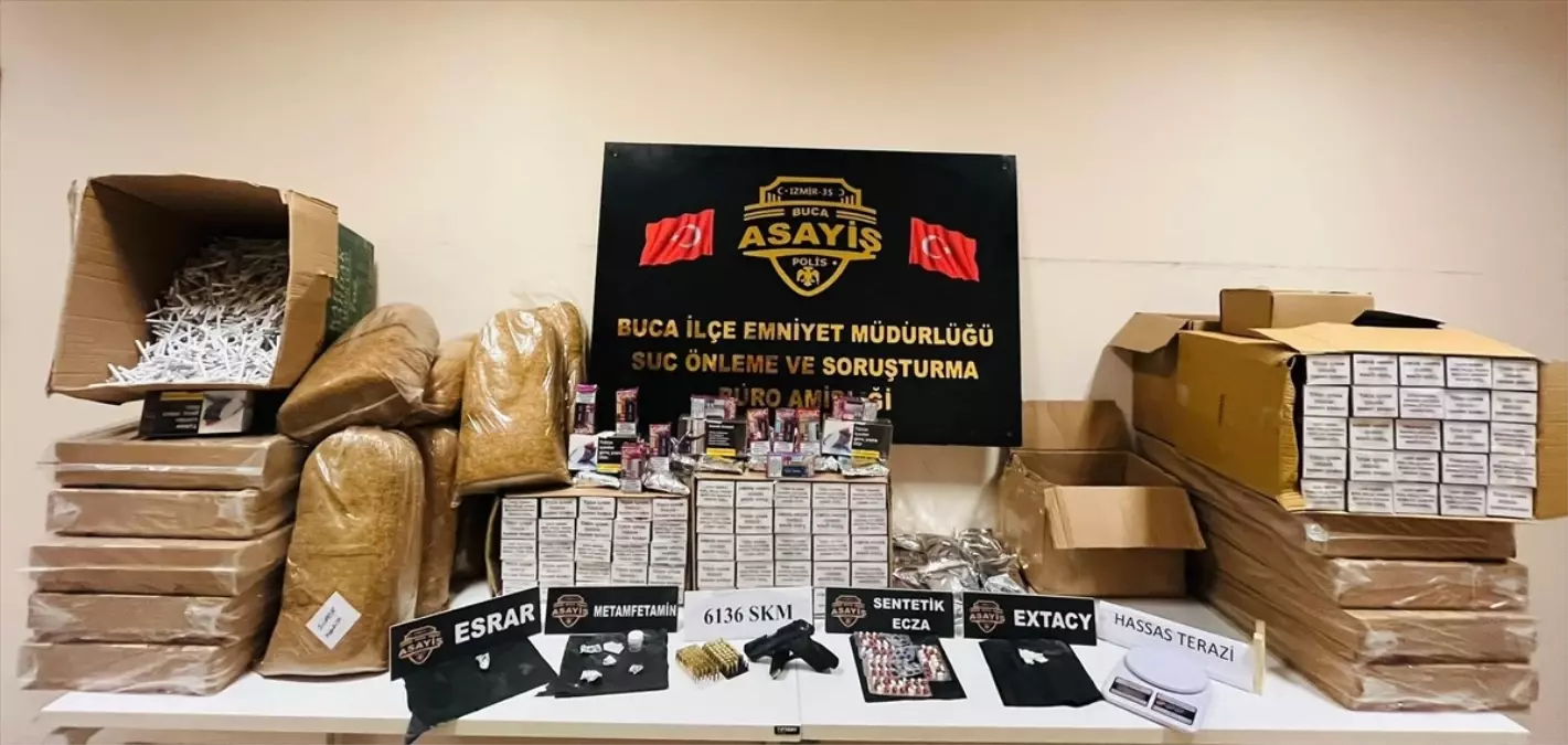 Buca’da Uyuşturucu ve Silah Operasyonu: 1 Şüpheli Gözaltında