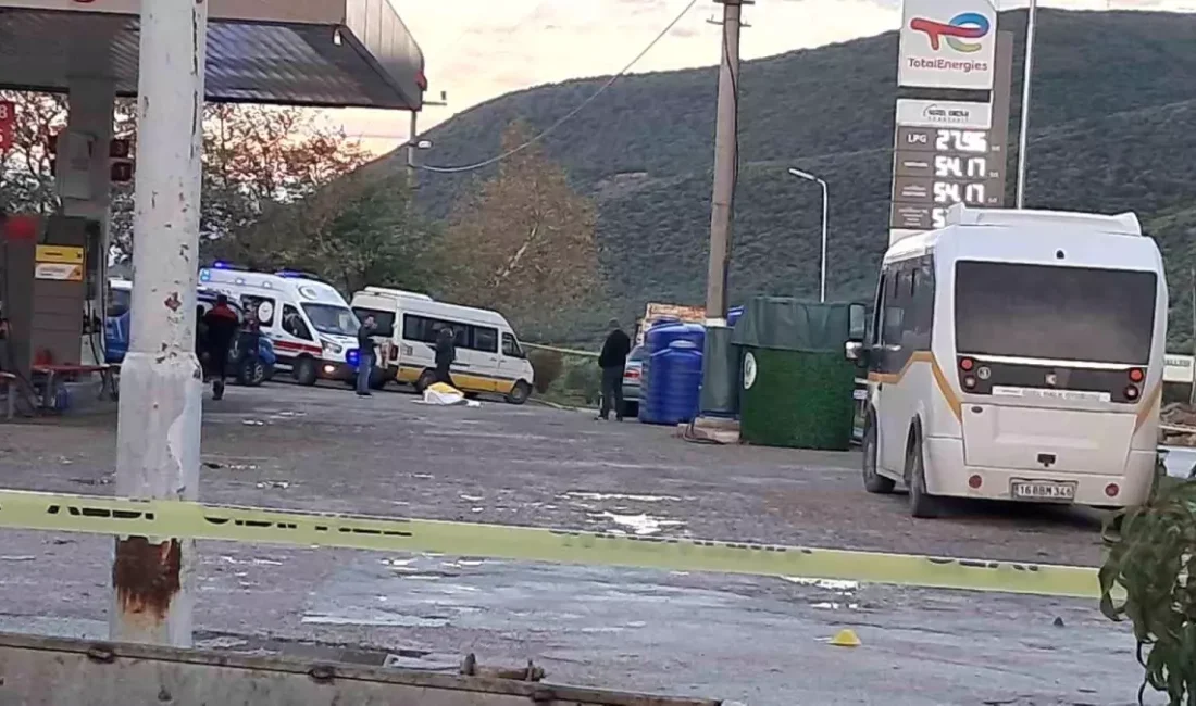 Bursa İznik'te benzinlikte çıkan