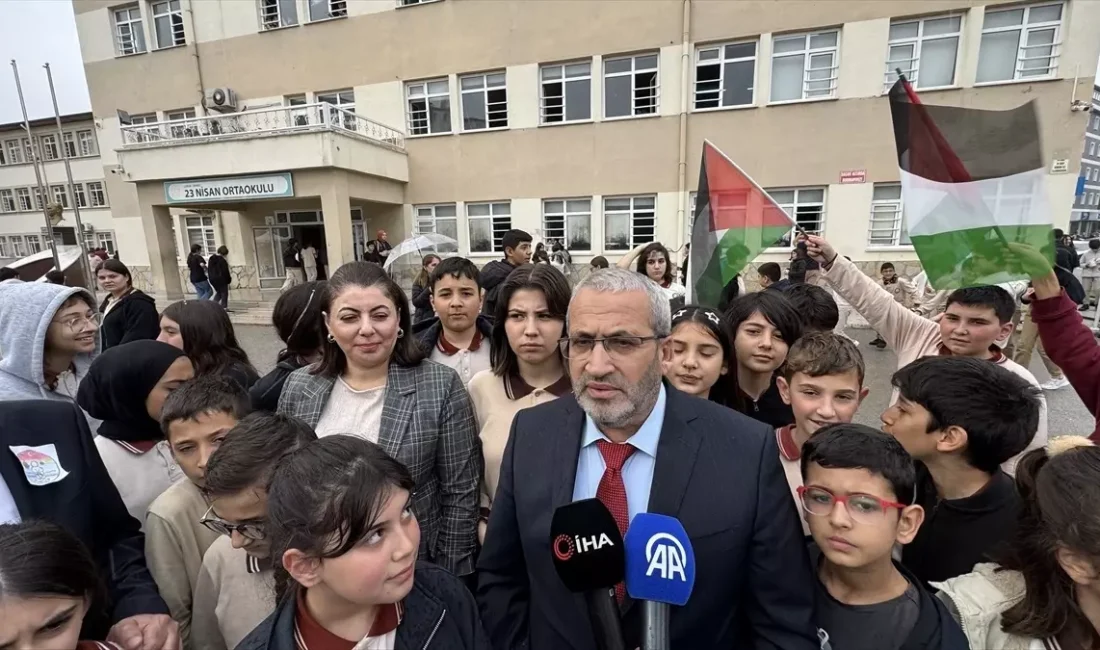 Çorum'da okullarda Filistin için