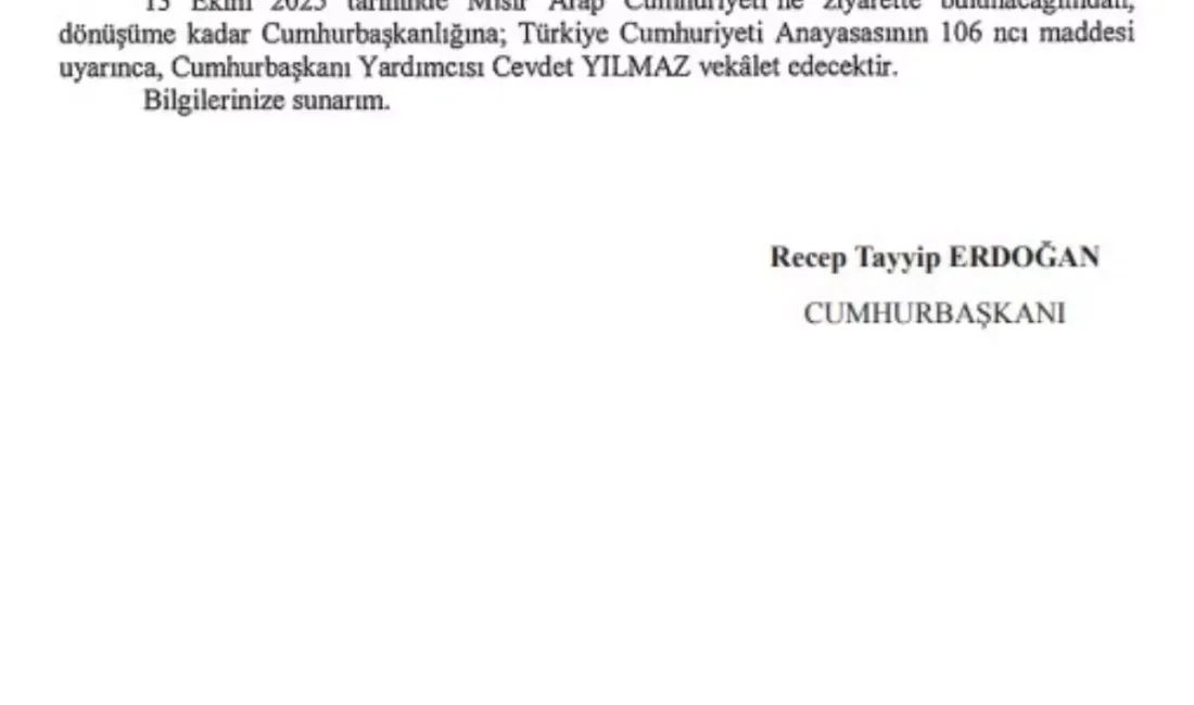 Cumhurbaşkanı Erdoğan'ın Mısır ziyareti