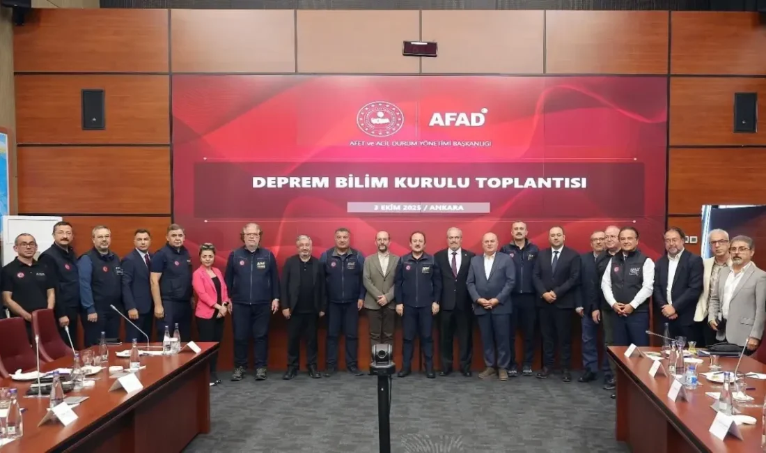 Deprem Bilim Kurulu toplantısı