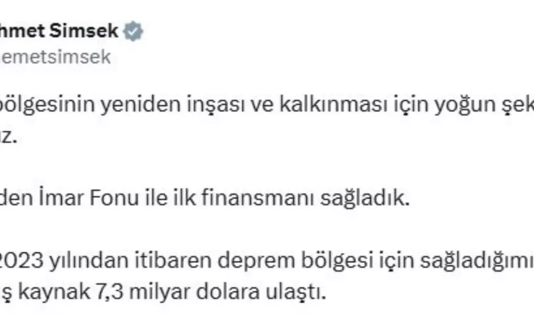Deprem sonrası yeniden inşa