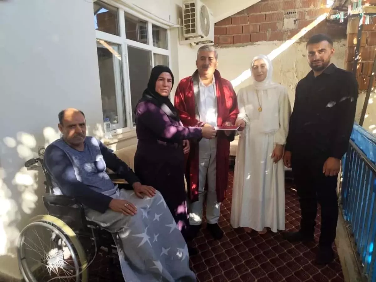 Elazığ’da Babaya Sürprizli Nikah Kutlaması