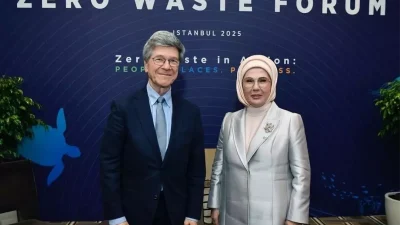 Emine Erdoğan ve Jeffrey Sachs’tan Gazze Barışına Destek Vurgusu