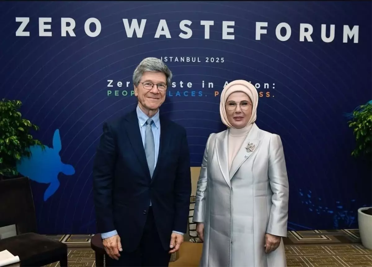 Emine Erdoğan ve Jeffrey Sachs’tan Gazze Barışına Destek Vurgusu
