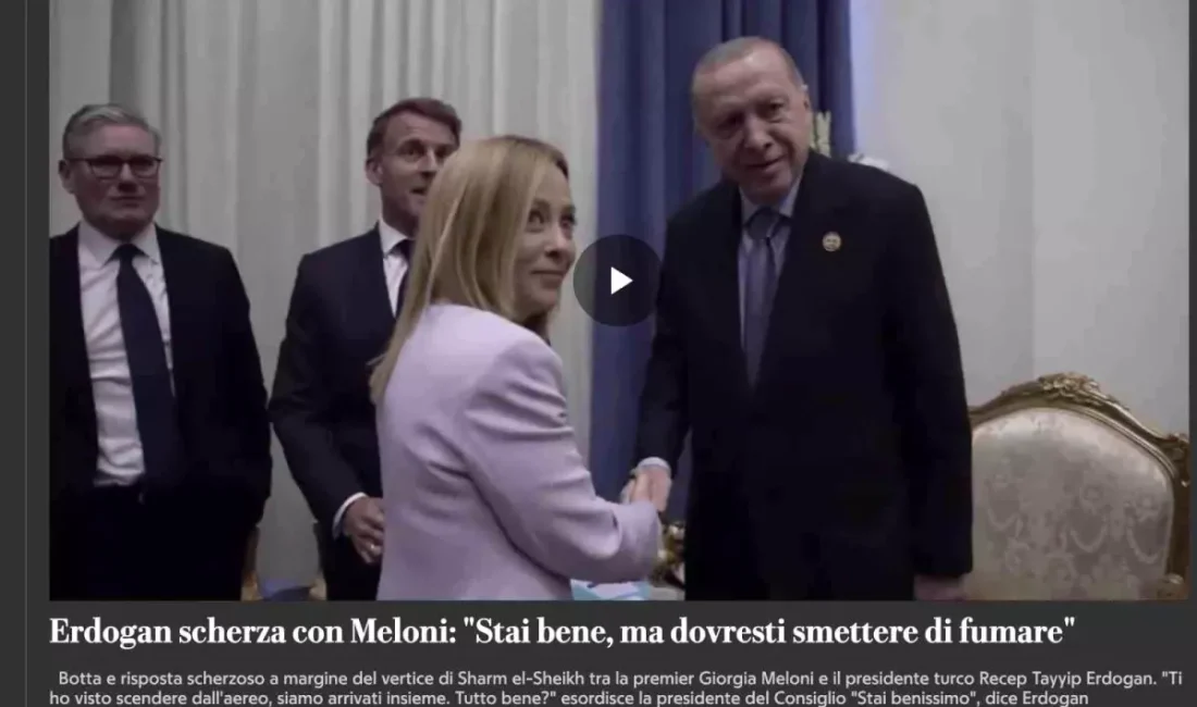 Erdoğan'dan Meloni'ye esprili şekilde