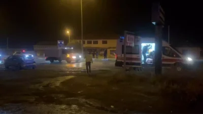 Erzincan Akyazı Kavşağında Trafik Kazası Sonucu Bir Kişi Yaralandı