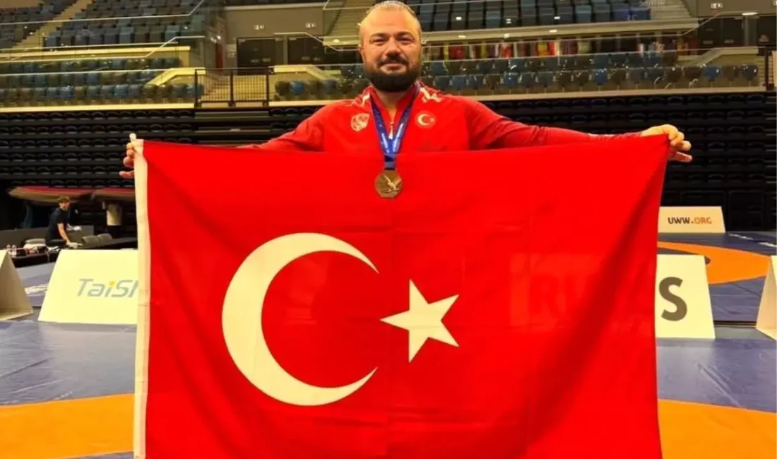 Erzincanlı güreşçi Serhat Sarıçiçek,