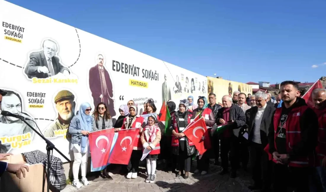 Erzurum’da Gazze’ye destek amacıyla