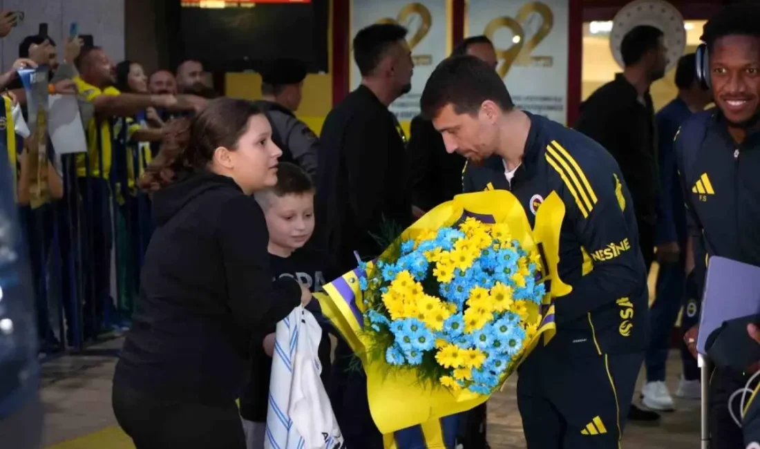 Fenerbahçe'nin Samsun'a coşkulu karşılama