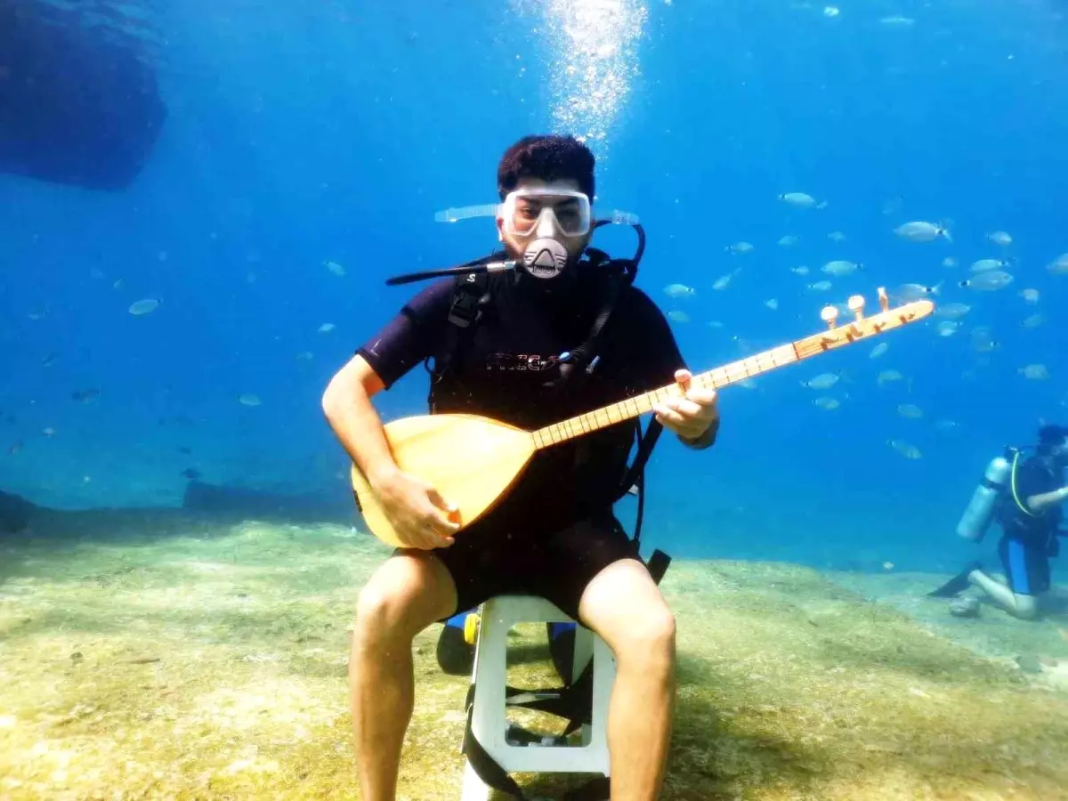 Fethiye’de Deniz Altında Müzik ve Rüya Gibi Bir Deneyim